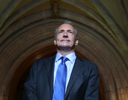 Tim berners lee is on a mission to decentralize the web .